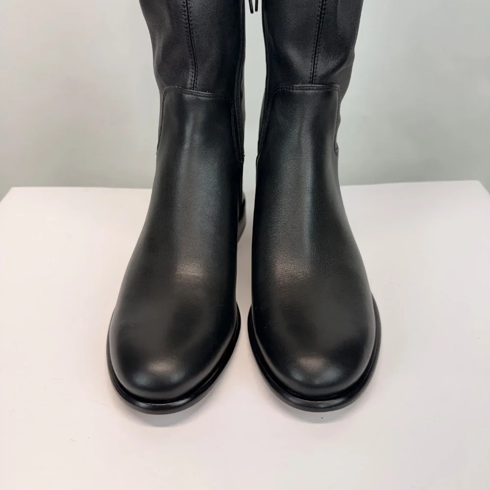New Vince Cody Over the Knee Boot Black Sz 7.5